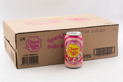 Напиток Chupa Chups Sparkling Strawberry 0.345л