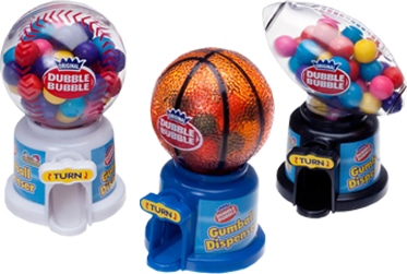 Жвачка KIDSMANIA HOT SPORTS GumBALL в диспенсере 40 грамм