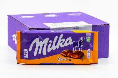 Шоколад молочный Milka Карамель 100 гр