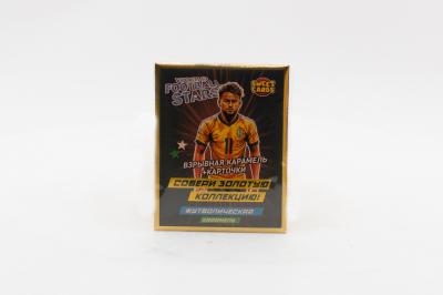 Карамель леденцовая с карточками с изображением персонажей и людей Sweet Candy Cards World football stars (Китай) 1г